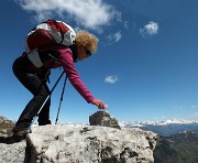 Da Brumano al suo Pizzo per il ‘Sentiero delle creste’ in Resgone il 16 aprile 2014 - FOTOGALLERY